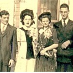 Gene, Mary, Monica, Jim B at her wedding